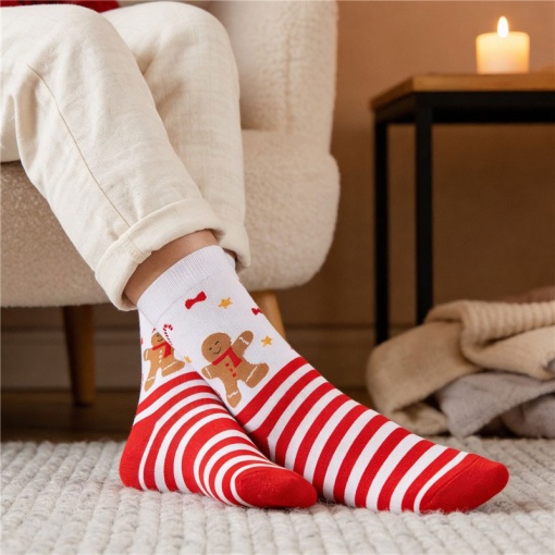 Meias Lovely Story natal Gingerbread 36-41