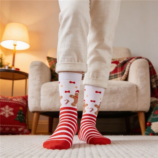 Meias Lovely Story natal Gingerbread 41-46