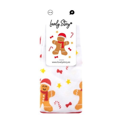 Meias Lovely Story natal Gingerbread 41-46