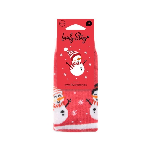 Meias Lovely Story natal Snow Buddy 30-35