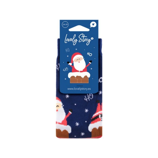 Meias Lovely Story natal Winter Santa 24-29