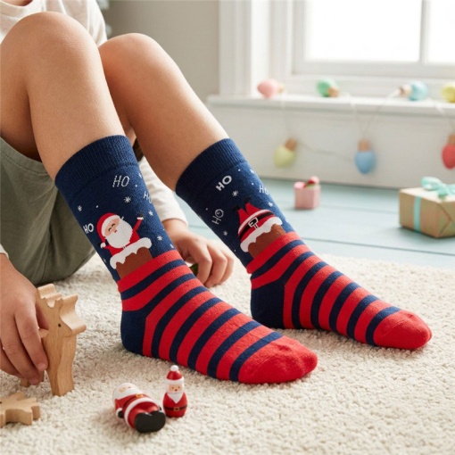 Meias Lovely Story natal Winter Santa 30-35
