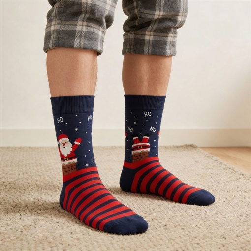 Meias Lovely Story natal Winter Santa 41-46