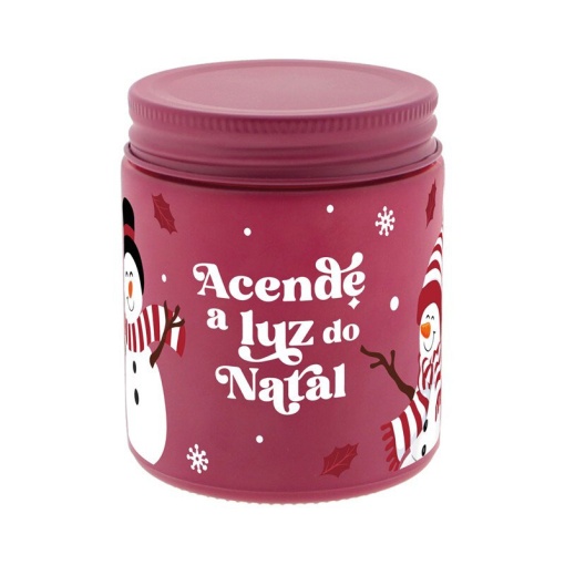 Lovely Story scented Christmas candle, red, "Lights up the Christmas lights"