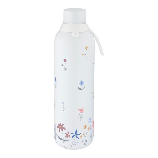 Garrafa térmica Lovely Story 750ml branca Petal Whisper