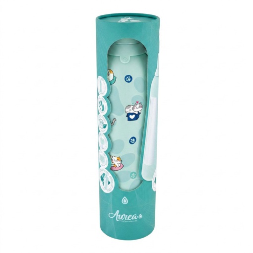 Lovely Story 750ml Mint Thermal Bottle, Cozy Whiskers