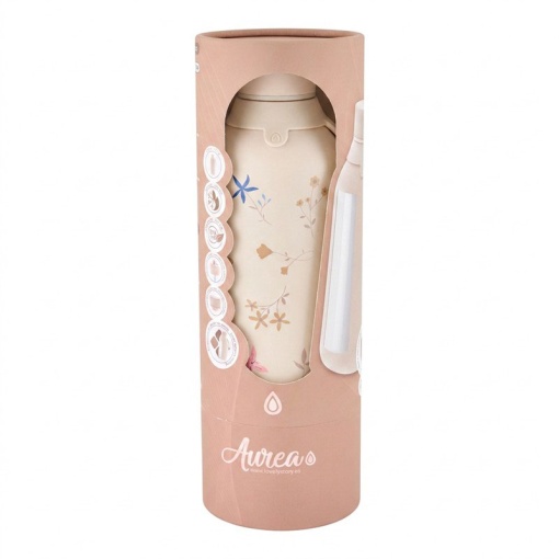 Lovely Story 500ml Beige Petal Whisper Thermos Bottle