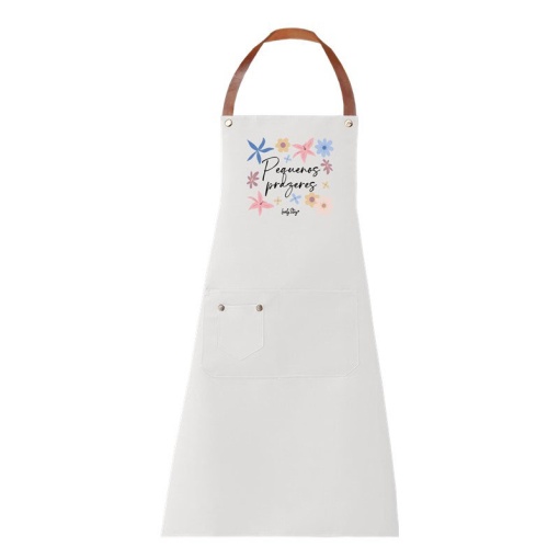 Lovely Story white apron "Little pleasures"