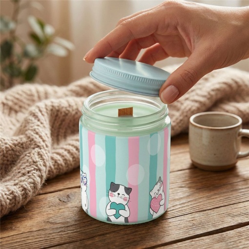 Lovely Story Cozy Whiskers aromatic candle 160g