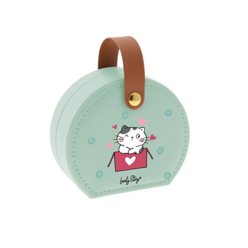 Lovely Story Cozy Whiskers jewelry box mint