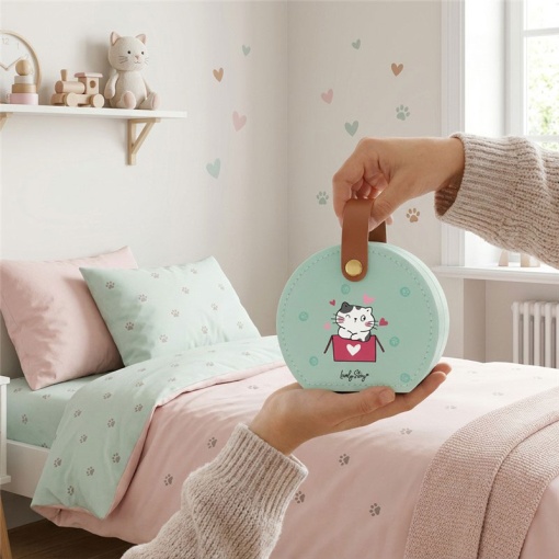 Lovely Story Cozy Whiskers jewelry box mint