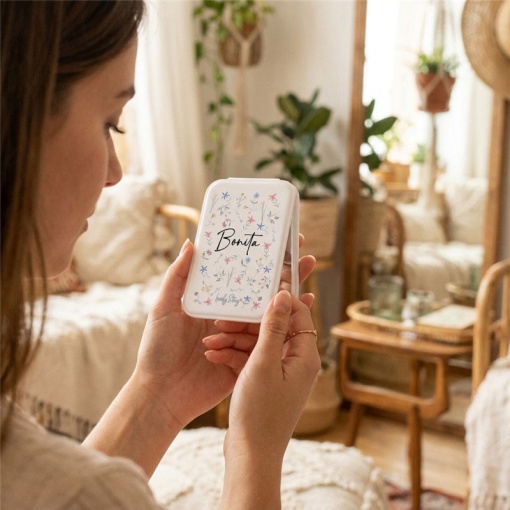 Lovely Story white pocket mirror "Pretty"