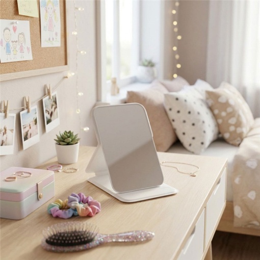Lovely Story white pocket mirror "Pretty"