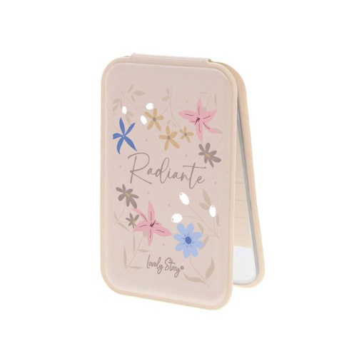 Lovely Story beige pocket mirror "Radiant"