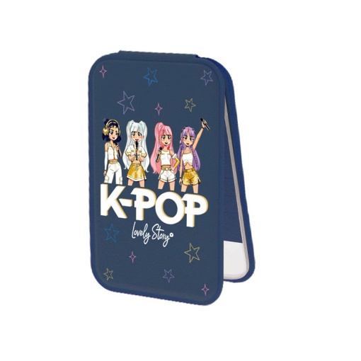 Lovely Story K-Pop blue pocket mirror