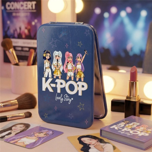 Lovely Story K-Pop blue pocket mirror
