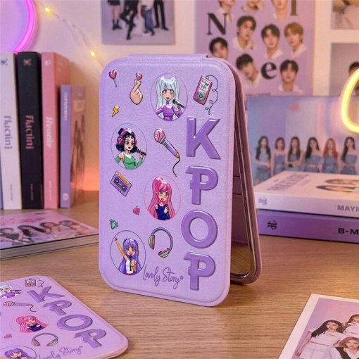 Lovely Story K-Pop lilac pocket mirror