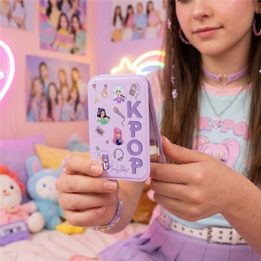 Lovely Story K-Pop lilac pocket mirror