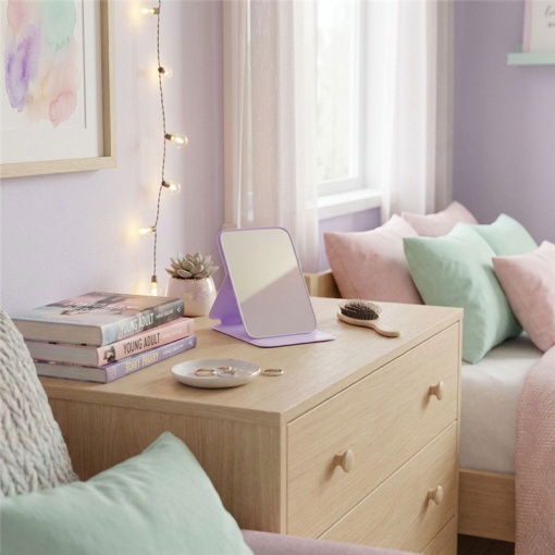 Lovely Story K-Pop lilac pocket mirror