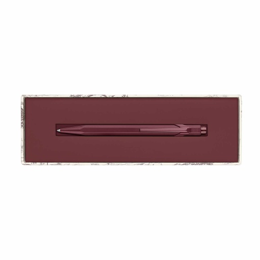 Caran d'Ache 849 Toile de Jouy ballpoint pen, special edition, burgundy 849.226