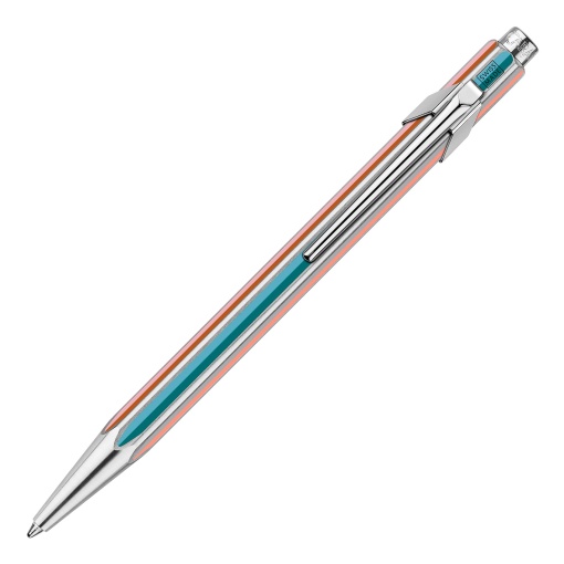 Caran d'Ache 849 Paul Smith ballpoint pen, edition 5, silver, with case 849.345