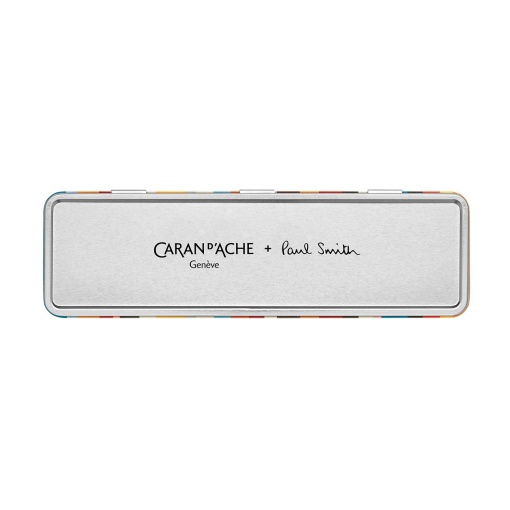 Caran d'Ache 849 Paul Smith ballpoint pen, edition 5, silver, with case 849.345