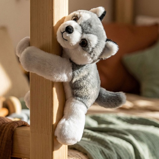 Peluche bracelete husky 25cm Histoire d'Ours