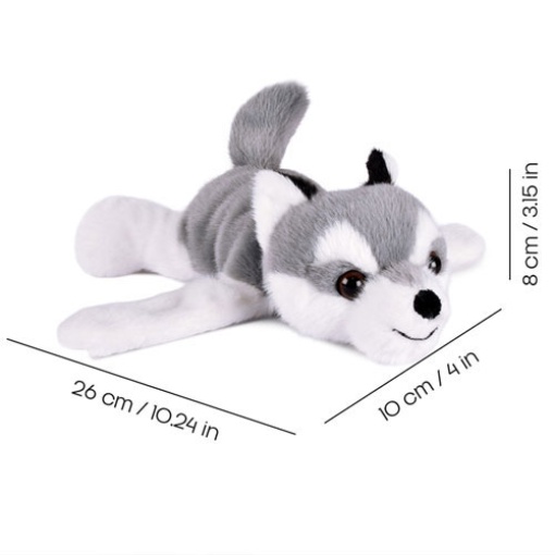 Peluche bracelete husky 25cm Histoire d'Ours