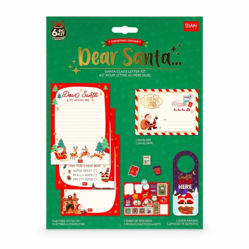 Kit carta para o Pai Natal Legami It's Christmas Time Dear Santa... (6 unidades) 2