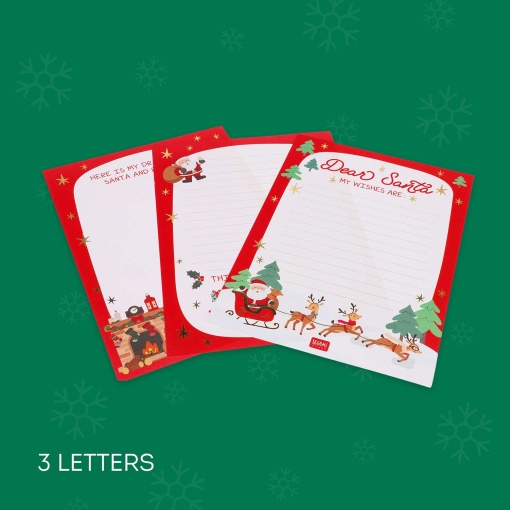 Kit carta para o Pai Natal Legami It's Christmas Time Dear Santa... (6 unidades) 2