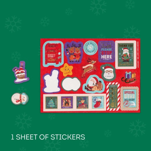 Kit carta para o Pai Natal Legami It's Christmas Time Dear Santa... (6 unidades) 2