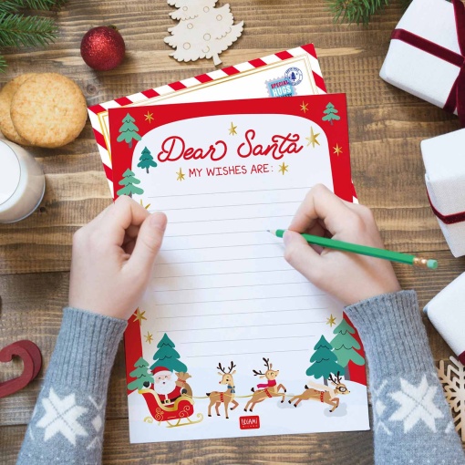 Kit carta para o Pai Natal Legami It's Christmas Time Dear Santa... (6 unidades) 2