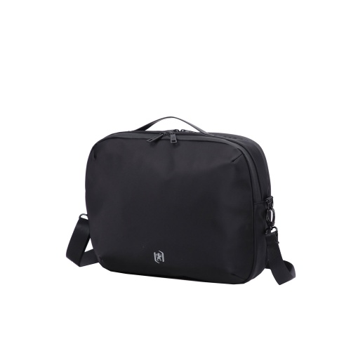 Oxford Identity 15.6" black laptop bag, adaptable to a trolley.