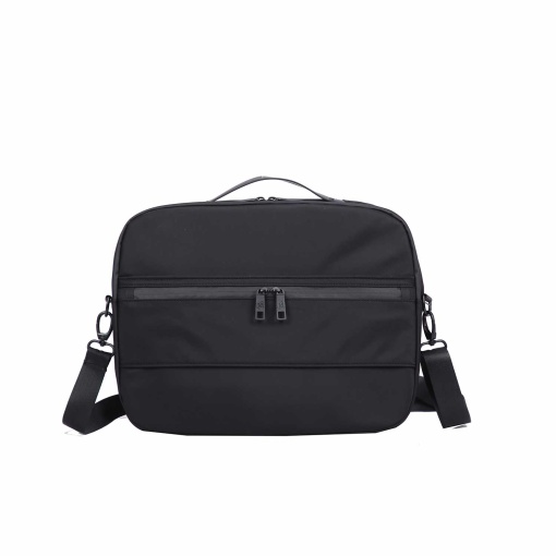 Oxford Identity 15.6" black laptop bag, adaptable to a trolley.