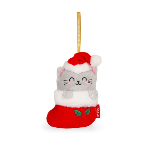 Bola de natal de peluche Legami It's Christmas Time Ho-Ho-Hornaments gato 12