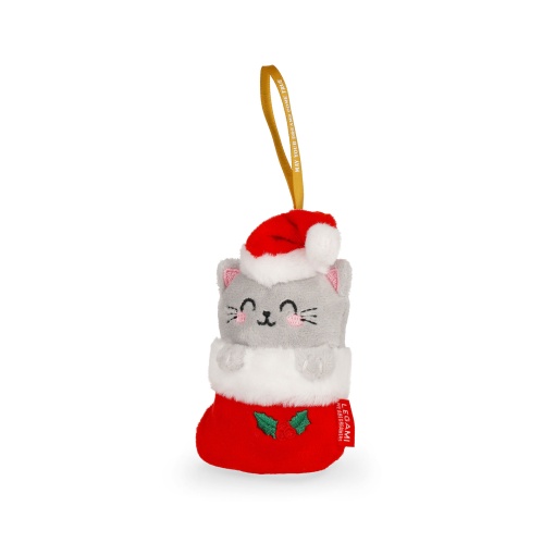 Bola de natal de peluche Legami It's Christmas Time Ho-Ho-Hornaments gato 12