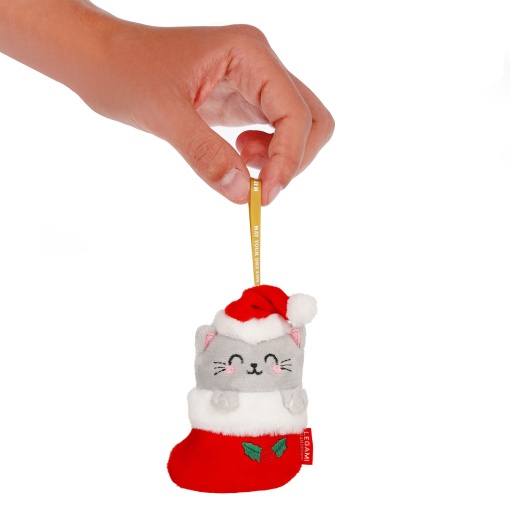 Bola de natal de peluche Legami It's Christmas Time Ho-Ho-Hornaments gato 12