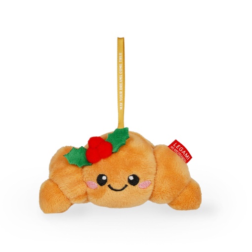 Bola de natal de peluche Legami It's Christmas Time Ho-Ho-Hornaments croissant 13