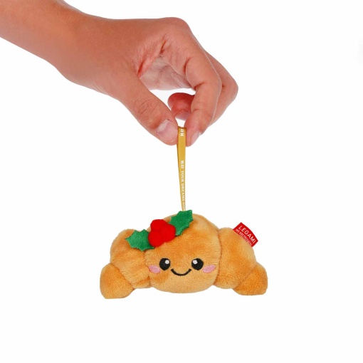 Bola de natal de peluche Legami It's Christmas Time Ho-Ho-Hornaments croissant 13