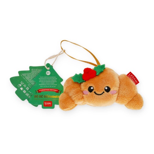 Bola de natal de peluche Legami It's Christmas Time Ho-Ho-Hornaments croissant 13