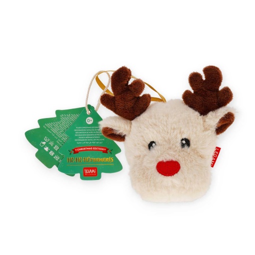 Bola de natal de peluche Legami It's Christmas Time Ho-Ho-Hornaments rena 14
