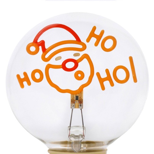 Table lamp in the shape of a Legami Bulb Fiction It's Christmas Time Ho Ho Ho 25