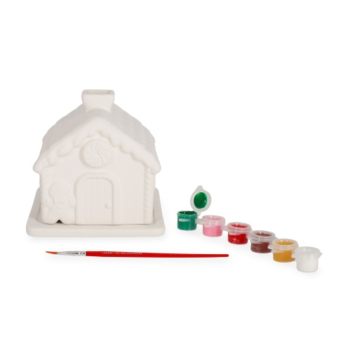 Kit para pintar Legami It's Christmas Time Paint Your Christmas casa de gengibre 3