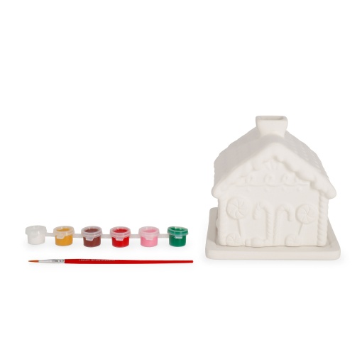 Kit para pintar Legami It's Christmas Time Paint Your Christmas casa de gengibre 3