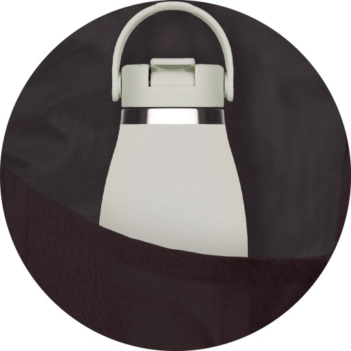 Mochila de viagem Oxford Identity Executive preto adaptável a trolley