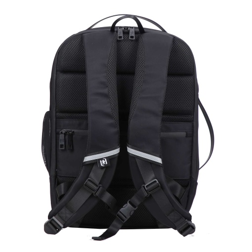Mochila de viagem Oxford Identity Executive preto adaptável a trolley