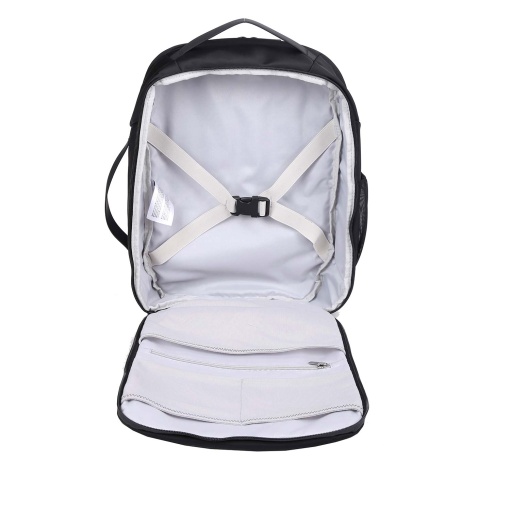 Mochila de viagem Oxford Identity Executive preto adaptável a trolley