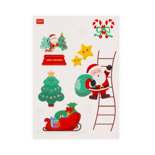 Legami It's Christmas Time Window-Wow electrostatic window stickers (75 units) 4