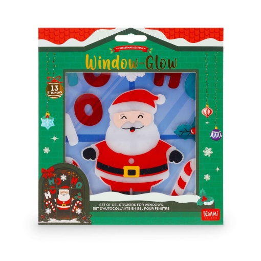 Autocolantes em gel para janelas Legami It's Christmas Time Window-Glow (13 unidades) 1