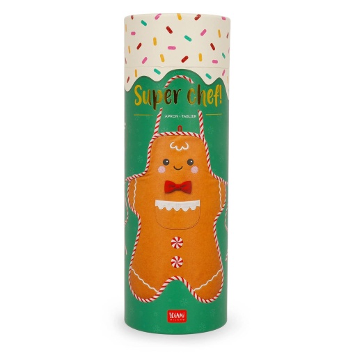 Avental Legami It's Christmas Time Super Chef! biscoito de gengibre 6